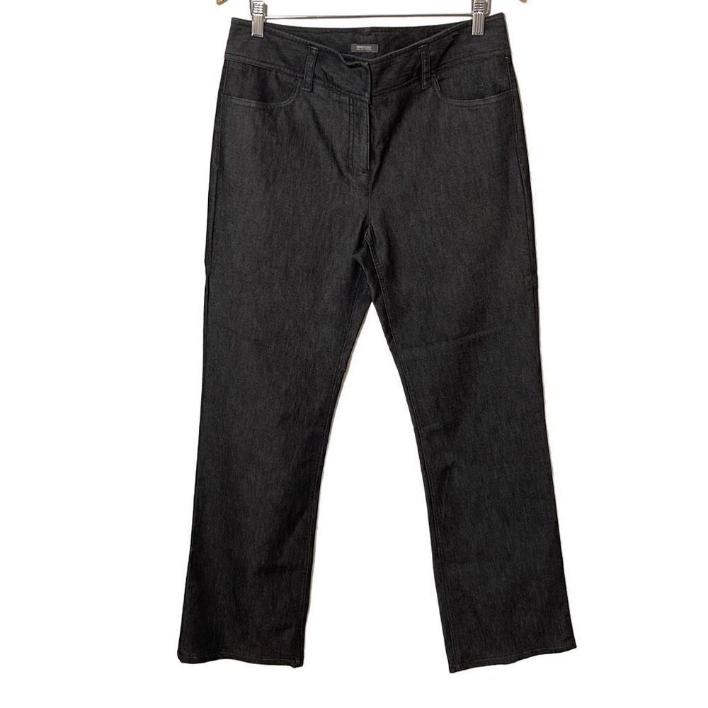Kenneth Cole Reaction Womens Straight Leg Jeans‎ Denim Pocket Blue/BlackSize 10